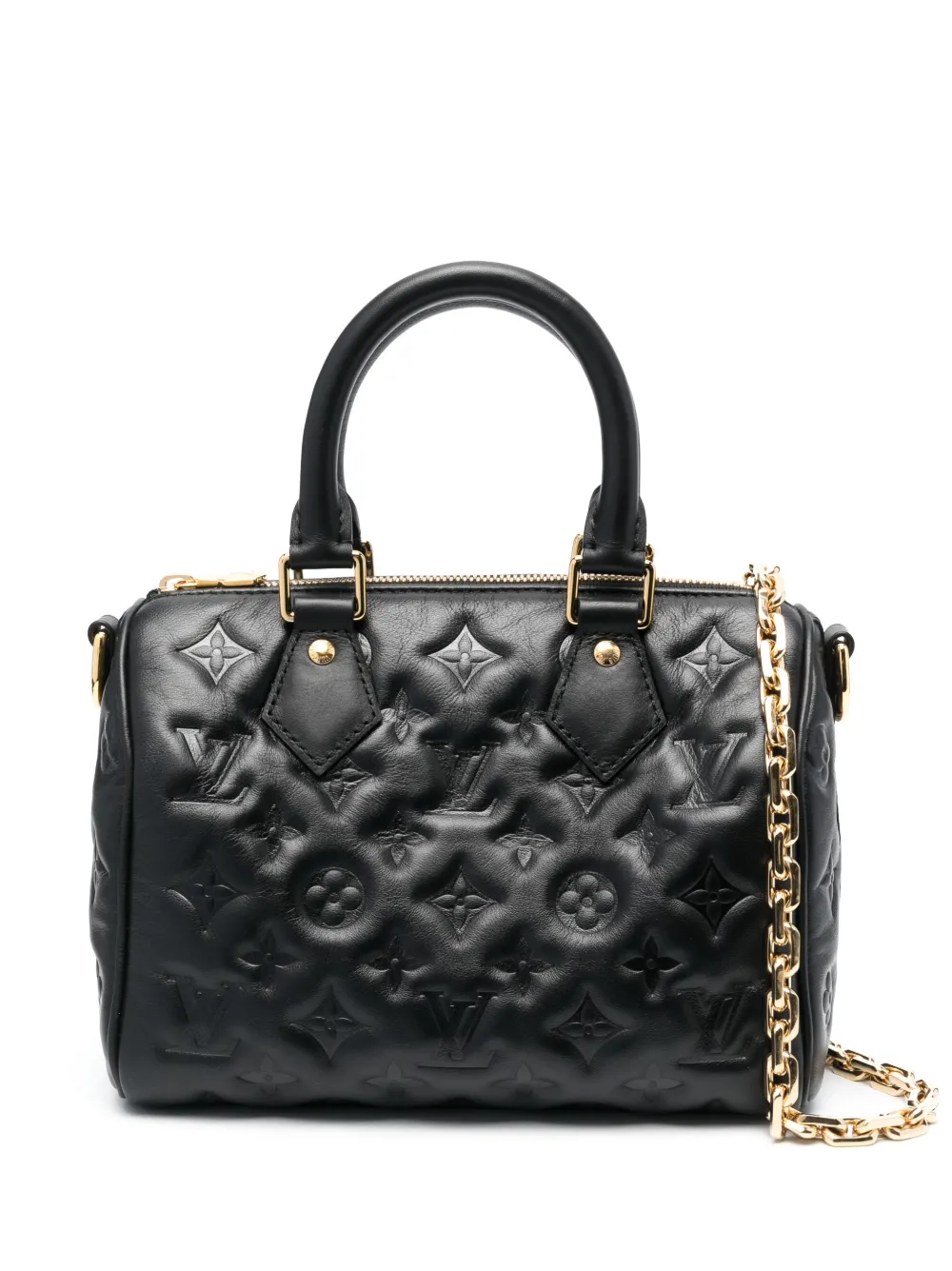 Louis Vuitton Pre-Owned 스피디 반둘리에 22 디보스드 모노그램 투웨이 핸드백 - Farfetch