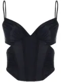 MISBHV cut-out corset top - Black