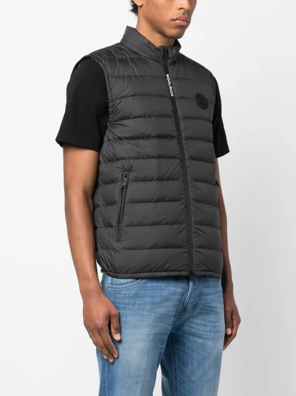 WOOLRICH ブラックダウンベスト Woolrich ダウンベスト | ブラック | FARFETCH JP
