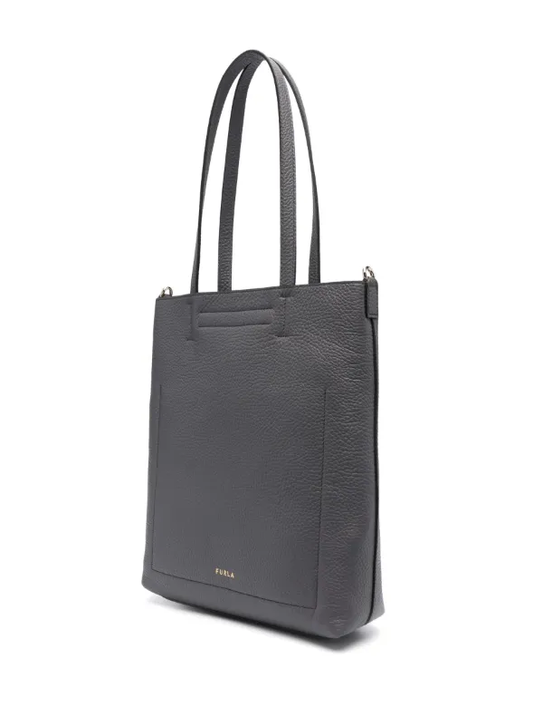 Furla black cheap tote bag