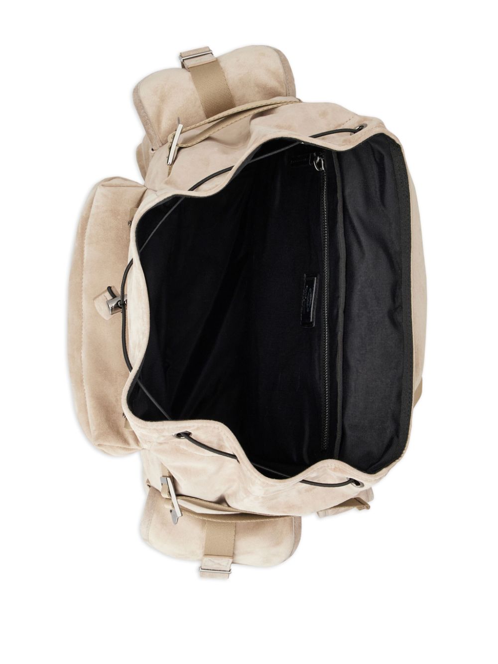 Shop Tod's Logo-debossed Buckle-fastening Backpack In Neutrals