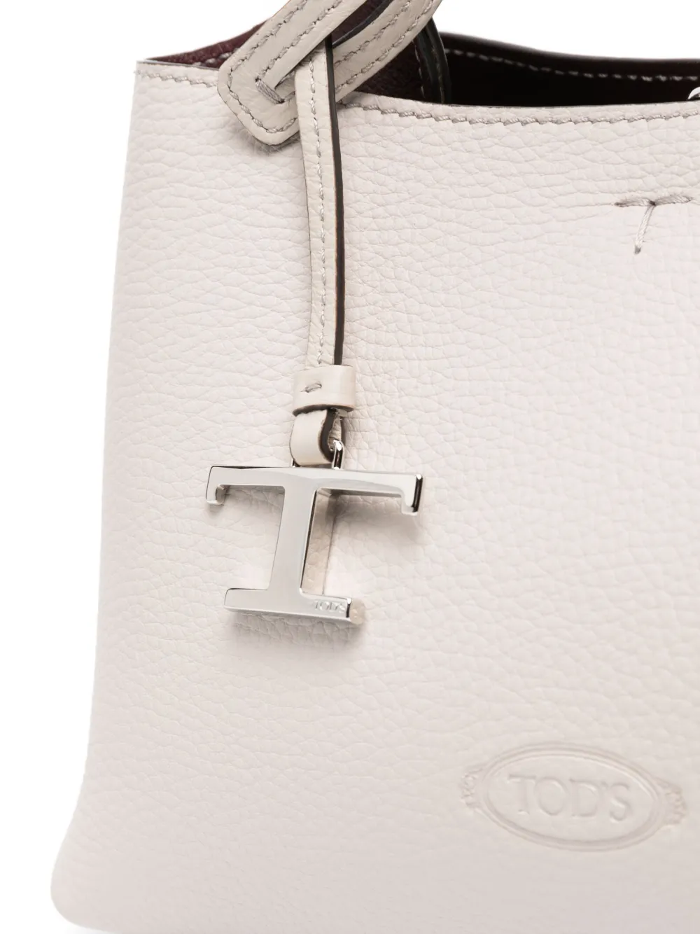 Tod's Crossbodytas met logo Grijs