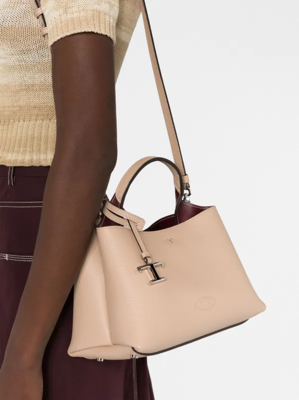 【関税&送料込】Tod'S Tod S Grainy Leather Micro Handbag Tod's Micro Leather Crossbody Bag | Neutrals | FARFETCH