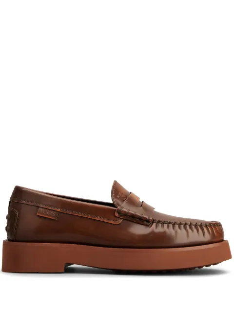 Tod's Mocassim de couro bico arredondado