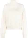 P.A.R.O.S.H. roll-neck cashmere sweater - White