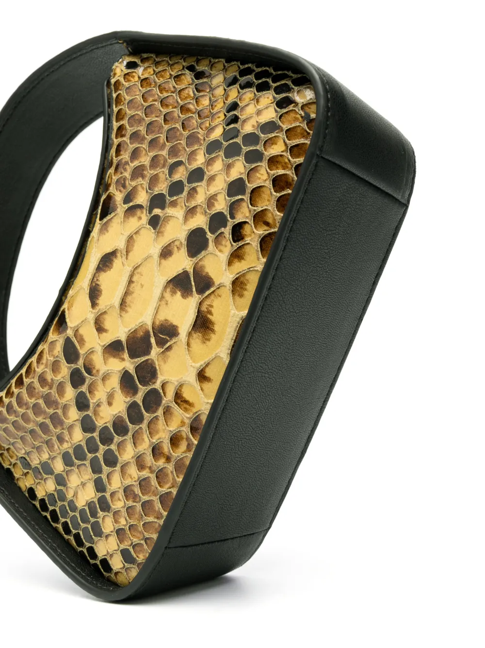 Stand Studio Millie Snake-effect Faux-leather Mini Bag In Neutrals