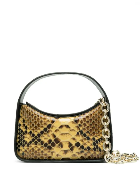 STAND STUDIO Millie snake-effect faux-leather mini bag