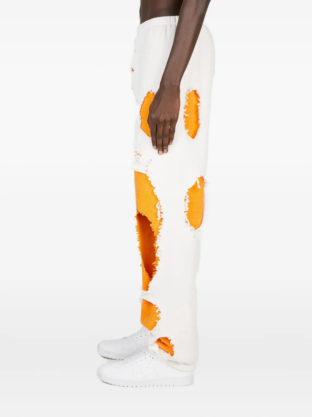 Liberal Youth Ministry distressed panelled trousers Wit