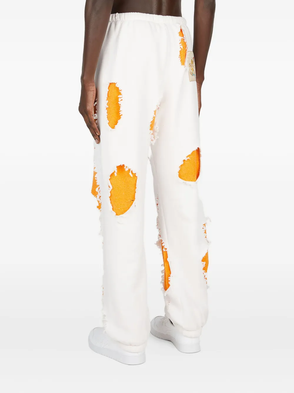 Liberal Youth Ministry distressed panelled trousers Wit