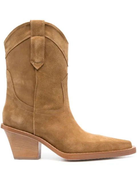 Paris Texas Bota western Dakota de camurça