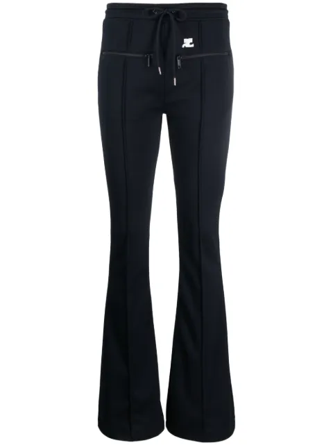Courrèges Ausgestellte Hose mit Kordelzug