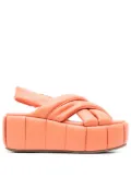 Themoirè Acquaria platform sandals - Orange