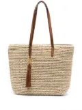 Lauren Ralph Lauren interwoven tote bag - Neutrals