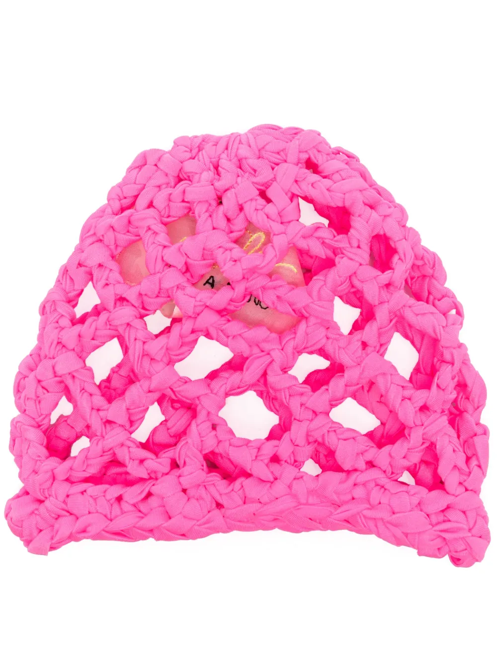 Forte Forte Crochet-knit Hat In 粉色