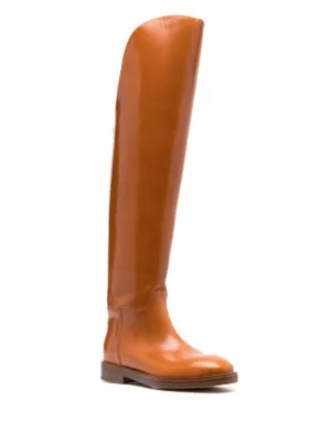 ロングブーツ DURAZZI MILANO Caramel leather Equestran boots (SB02T TAN) Durazzi Milano Boots for Women - Shop on FARFETCH
