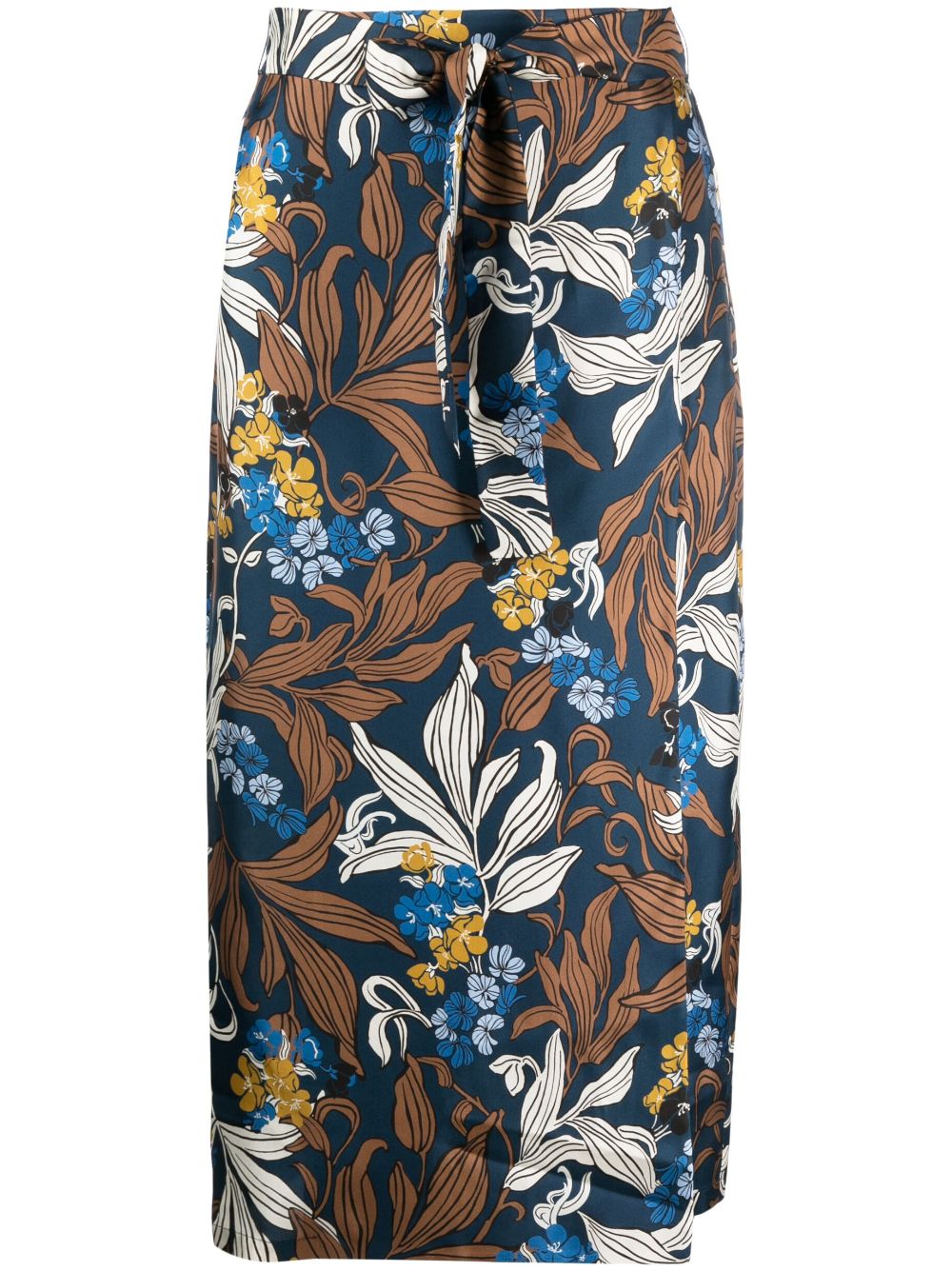 Max Mara floral-print Silk Skirt - Farfetch