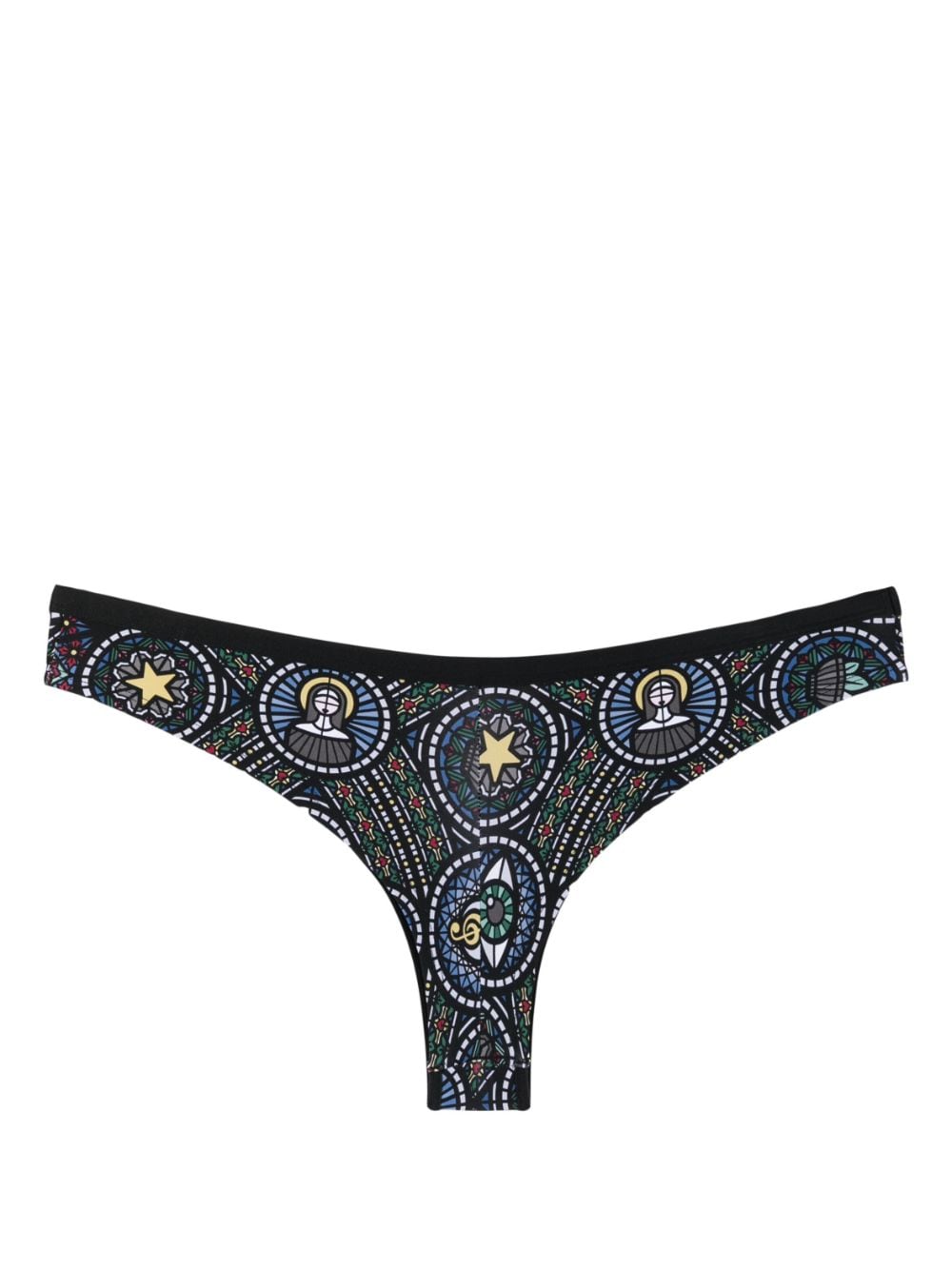 Ecclesia stained-glass print butterfly briefs