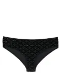 Marlies Dekkers Calliope devoré-effect Brazilian briefs - Black