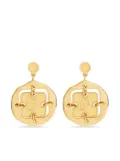 Rabanne Medal drop earrings - Gold