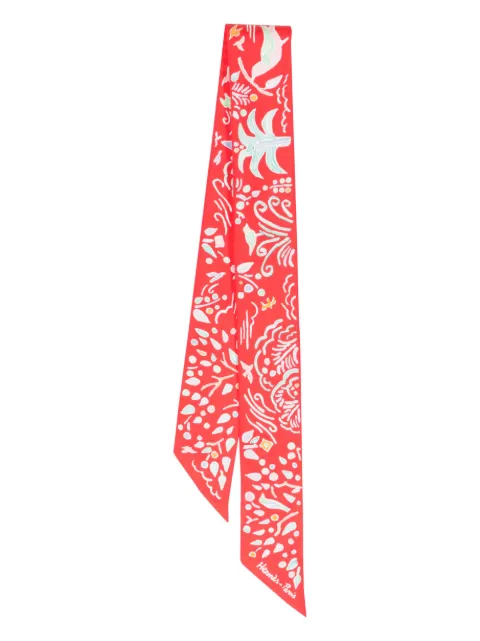 Hermès Pre-Owned Do Re Boucles silk twilly scarf