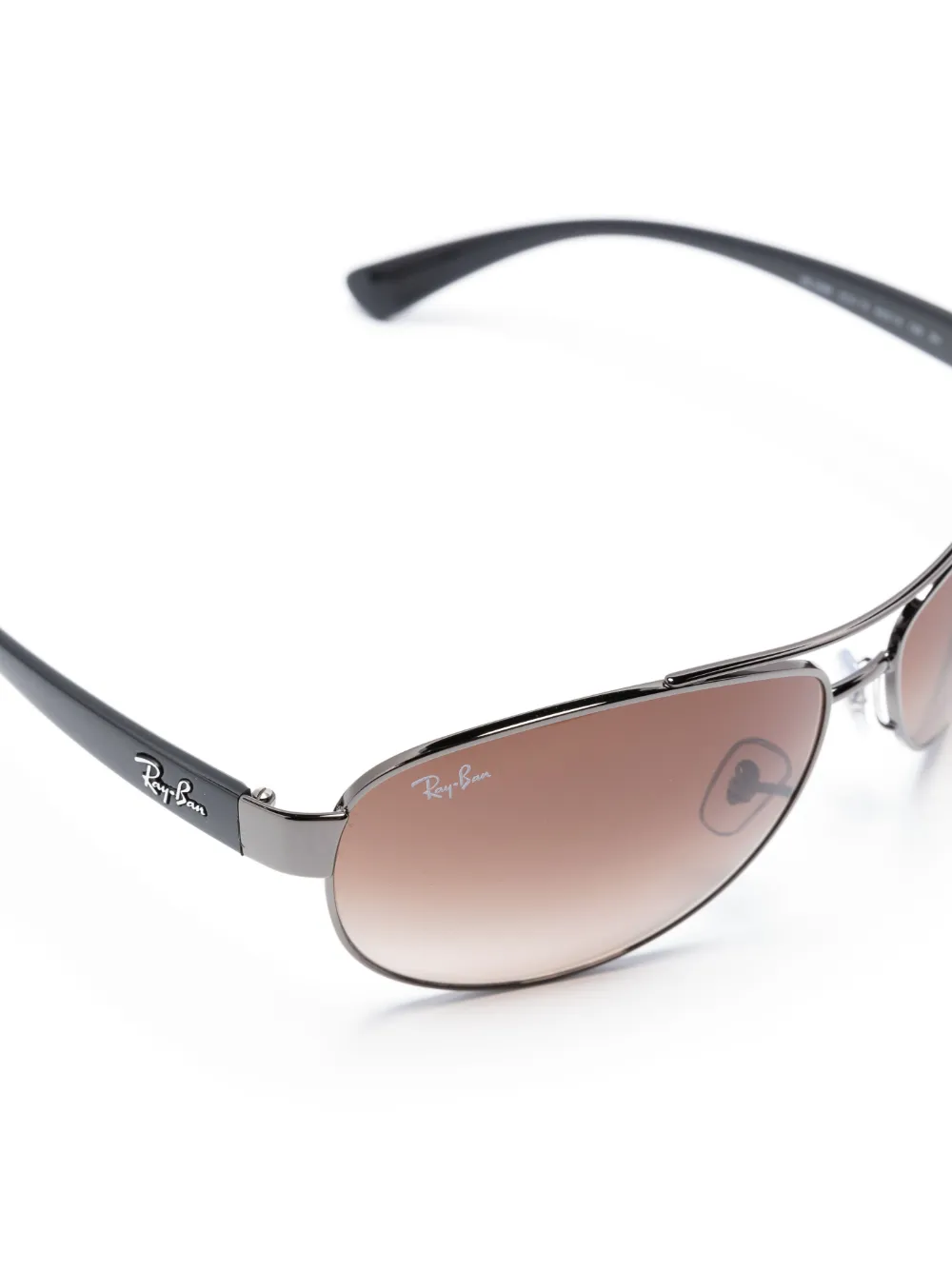 Ray-Ban Zonnebril met piloten montuur Zwart