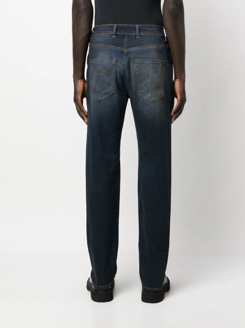 Shop Represent Straight-leg Denim Jeans In Blue