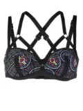 Marlies Dekkers Ecclesia stained-glass print balconette bra - Black