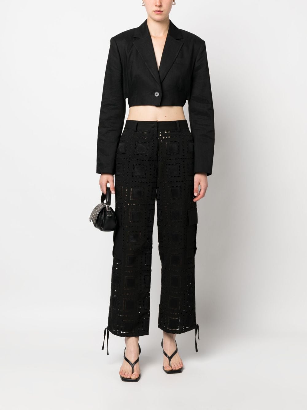 MSGM Straight broek - Zwart