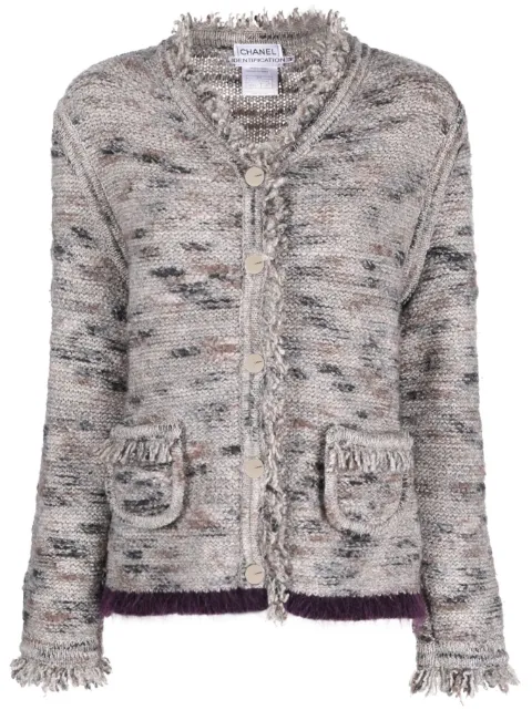 CHANEL Pre-Owned 1999 fringe-detailed cardigan