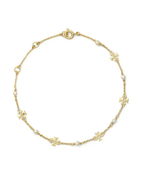 Bracelet en chaine Kira à perles - Tory Burch - Modalova