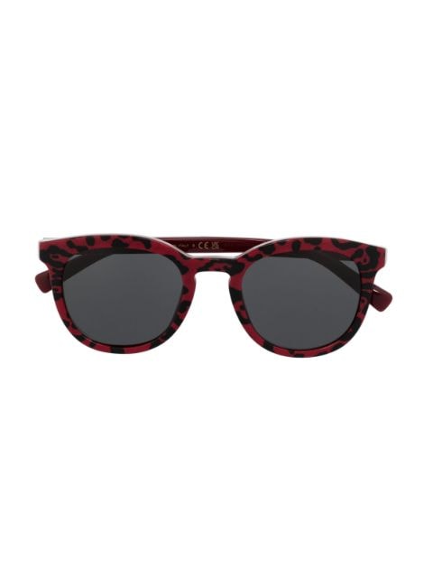 Dolce & Gabbana Kids leopard-print cat-eye sunglasses