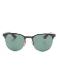 Ray-Ban wayfarer-frame tinted sunglasses - Black