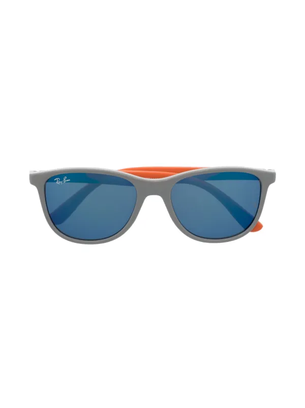 RAY-BAN JUNIOR logo-engraved square-frame sunglasses