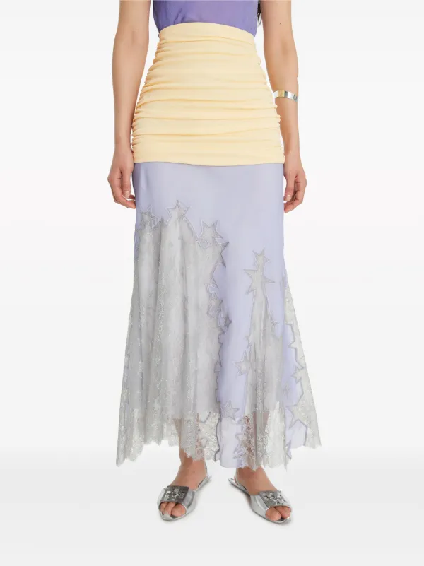 Star silk outlet skirt