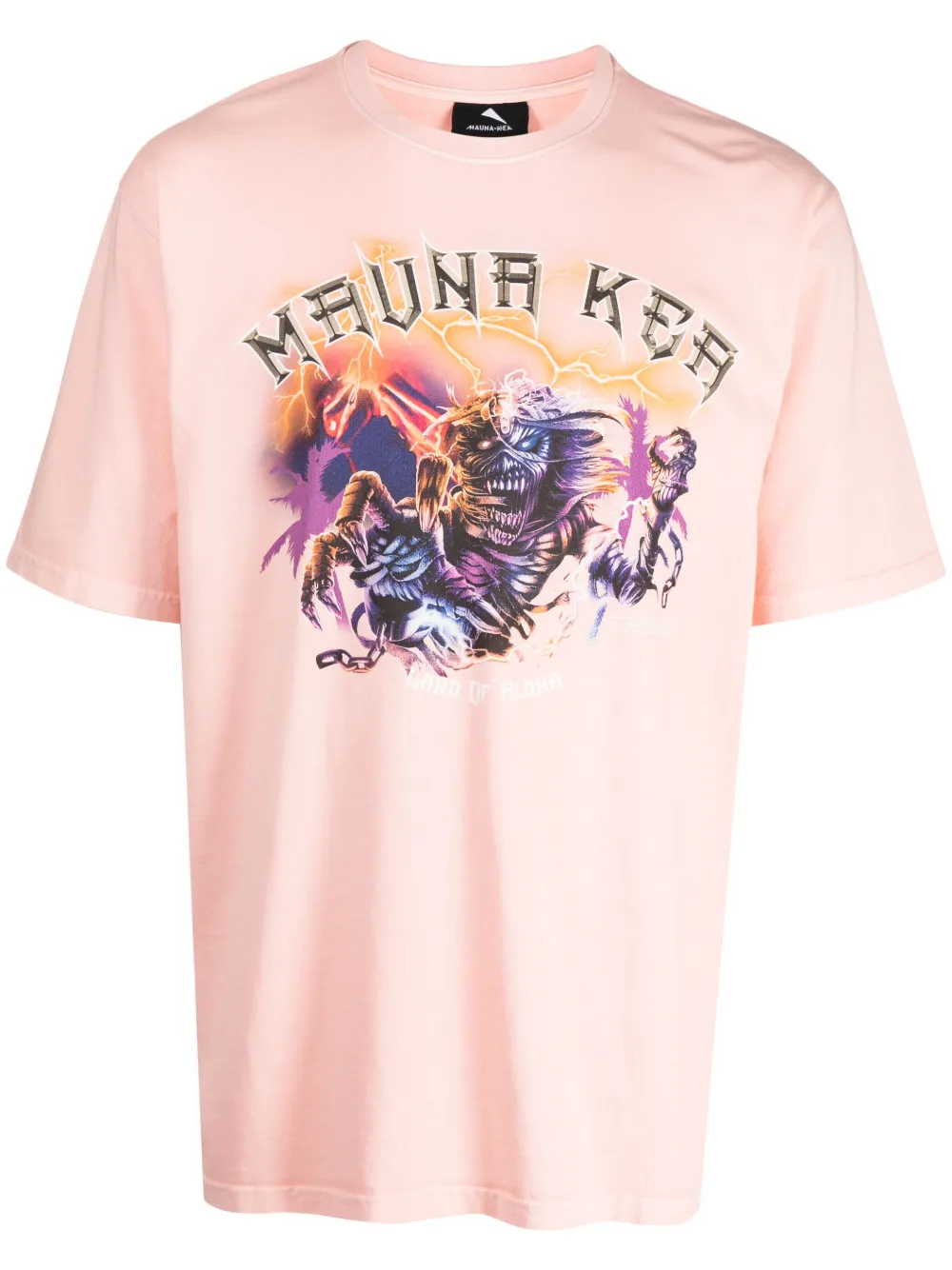 Mauna Kea logo-print cotton T-shirt | Pink | Image 1