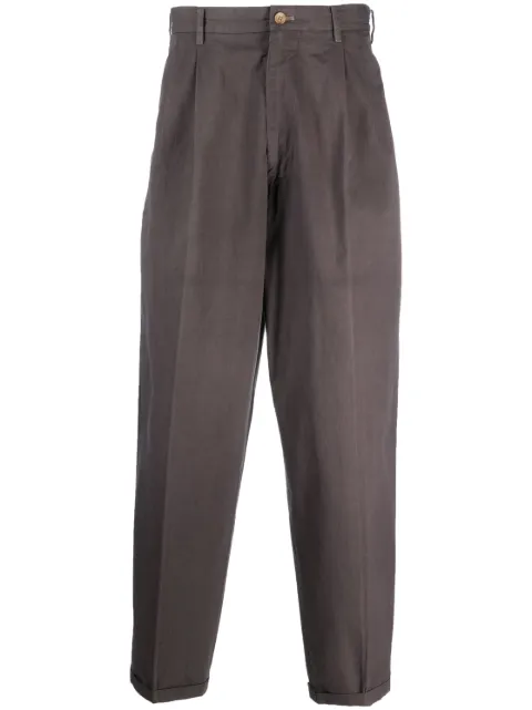 Yohji Yamamoto Pre-Owned 1990's 하이웨이스트 테일러드 팬츠