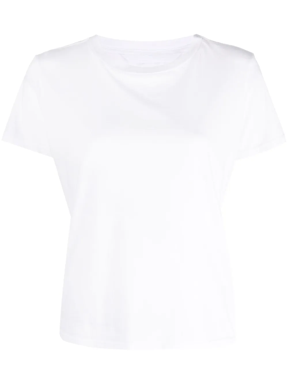 Mother Short-sleeve Supima Cotton T-shirt In White