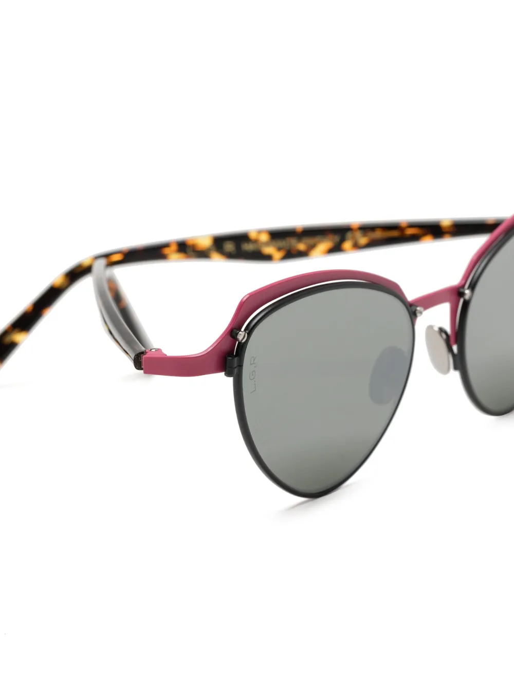  L.g.r Cat-eye Frame Sunglasses - Brown 