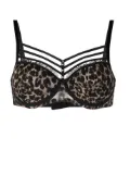 Marlies Dekkers Vixen leopard-print balconette bra - Brown