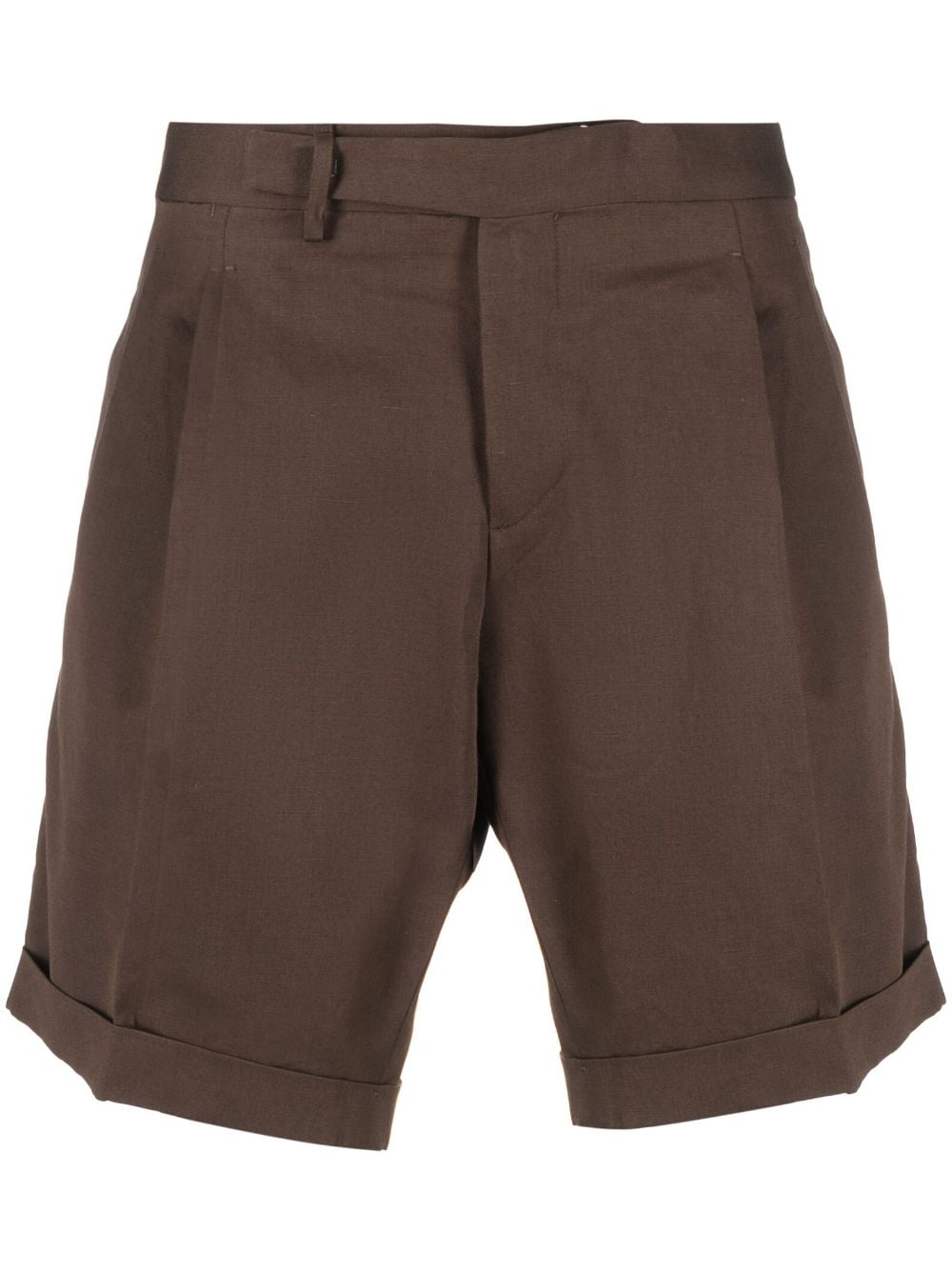 Briglia 1949 tailored cotton linen blend shorts price in Doha