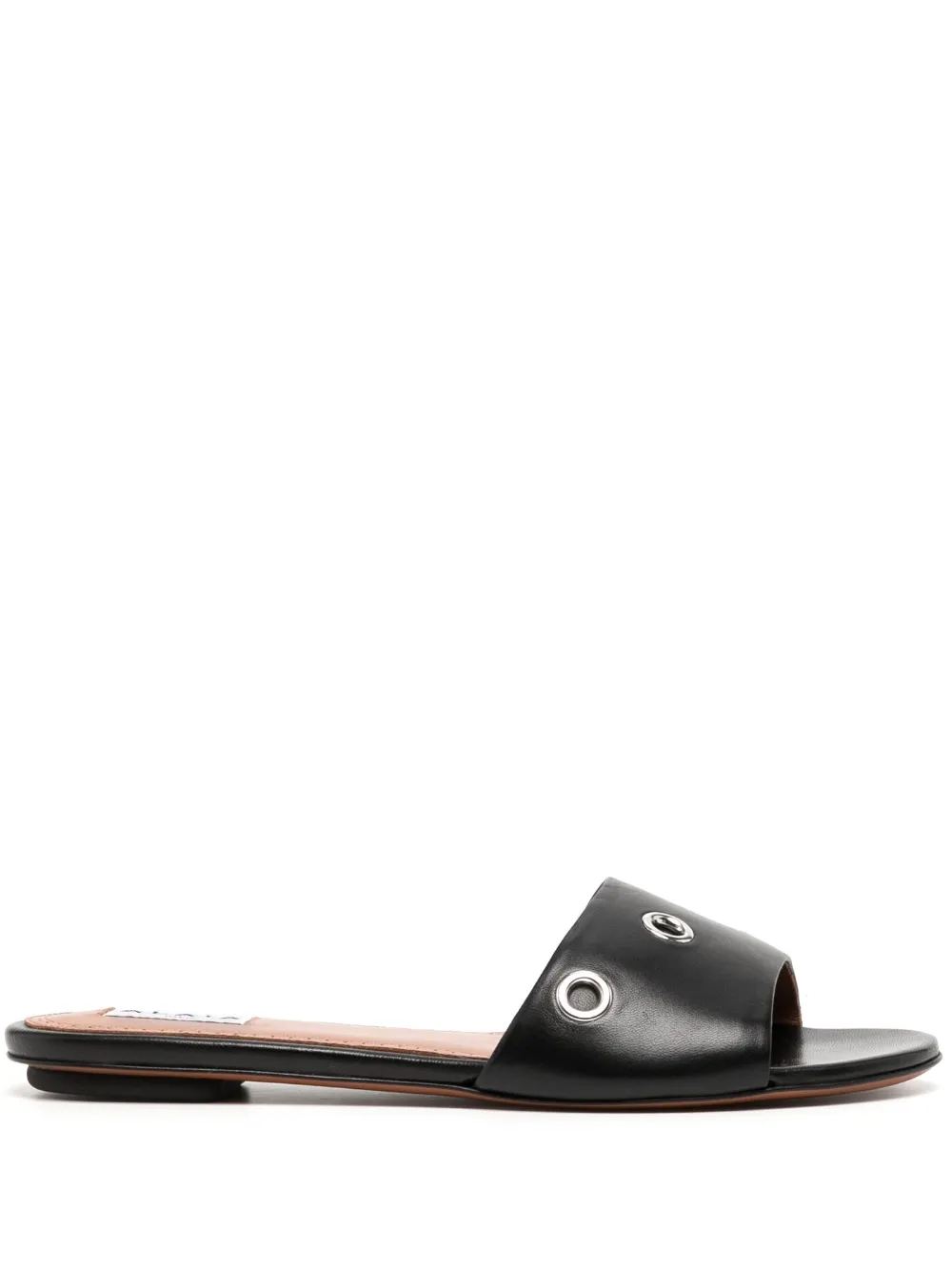 Alaa eyelet-detailed Leather Sandals - Farfetch