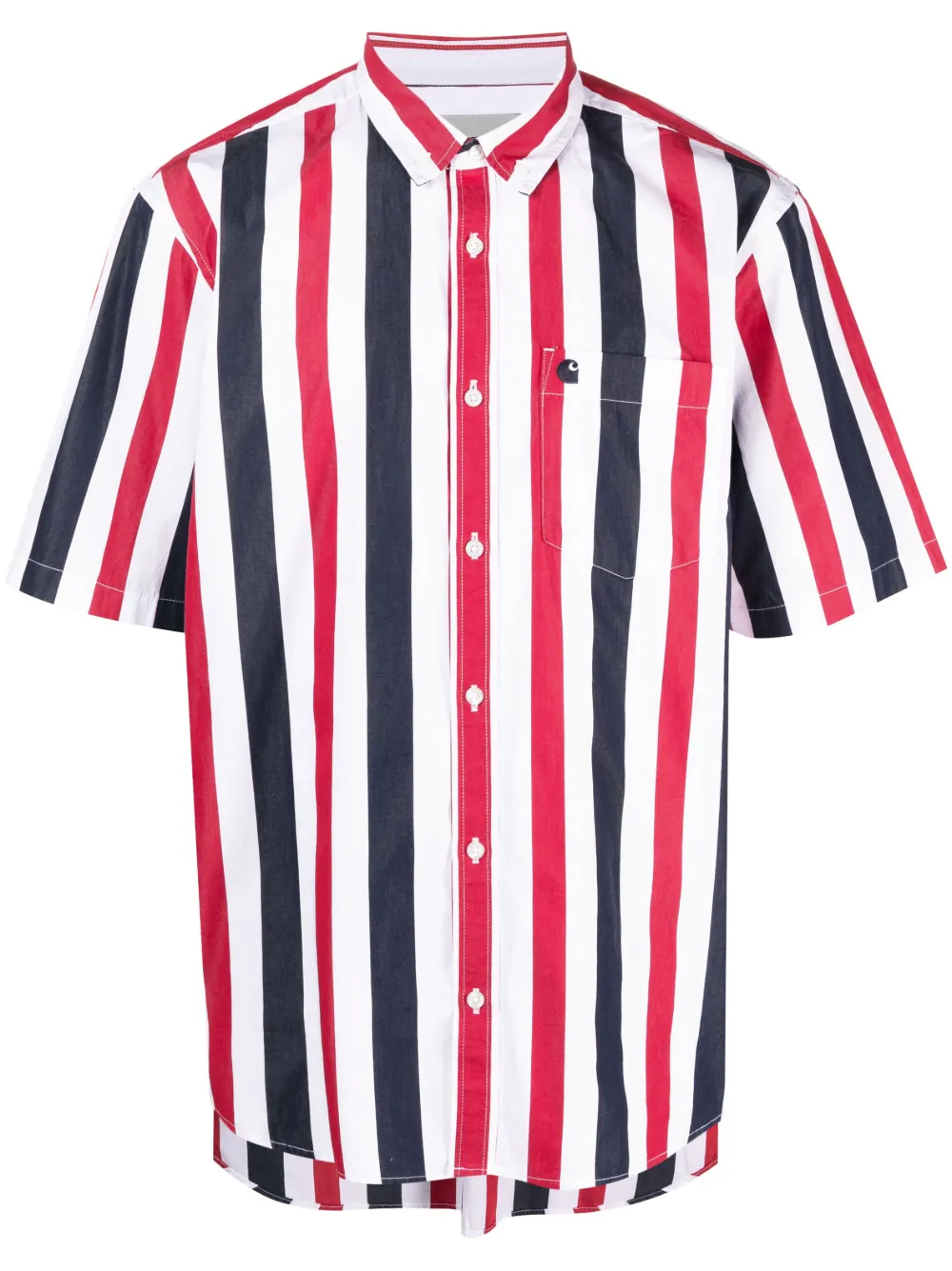 Carhartt WIP Camisa com listras verticais | Azul | Image 1