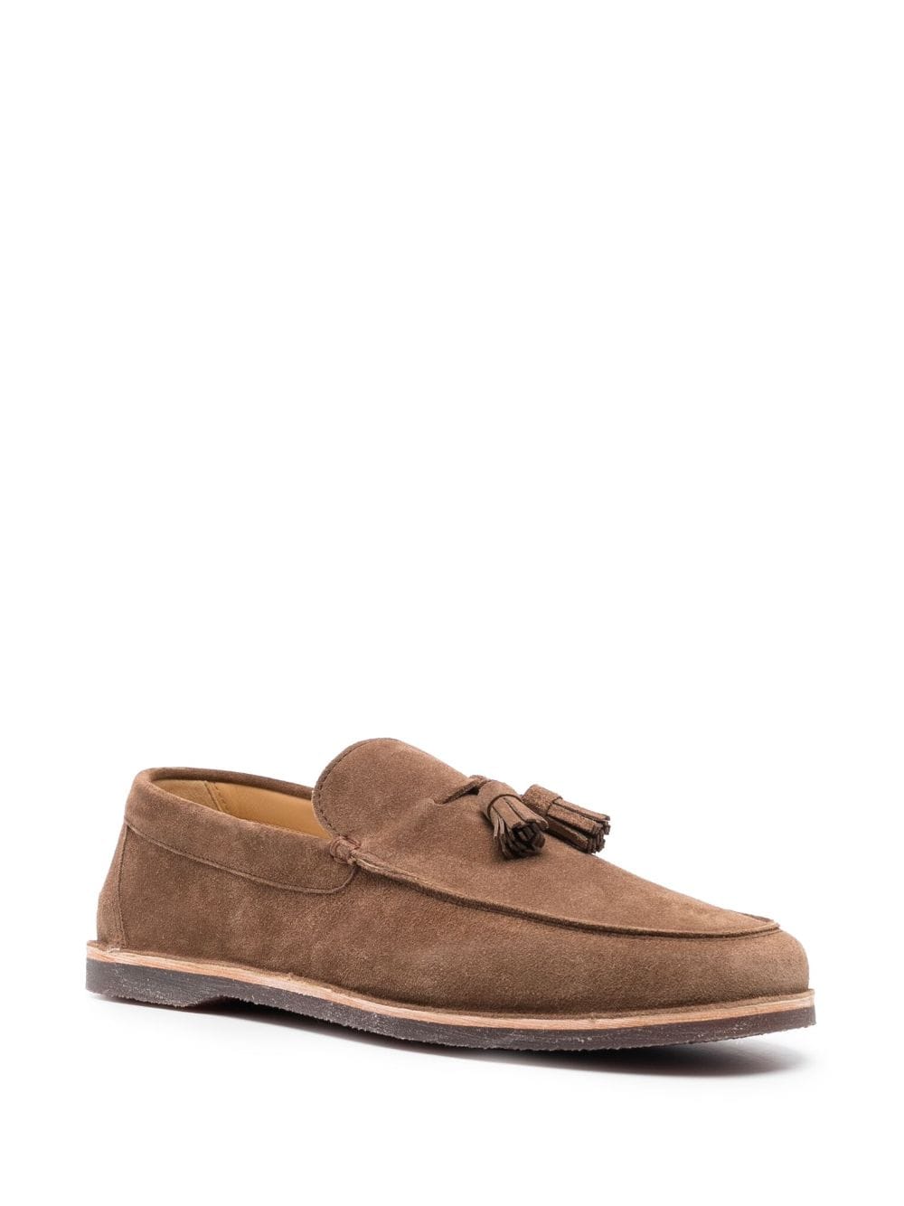 Brunello Cucinelli Suède loafers - Bruin