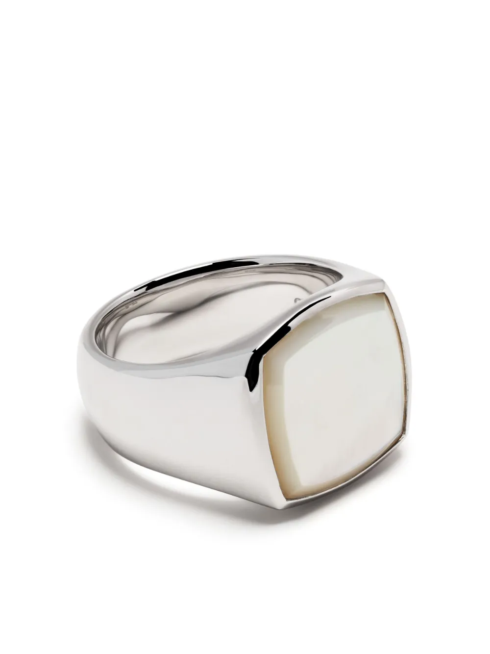 Tom Wood Silver Cushion Ring