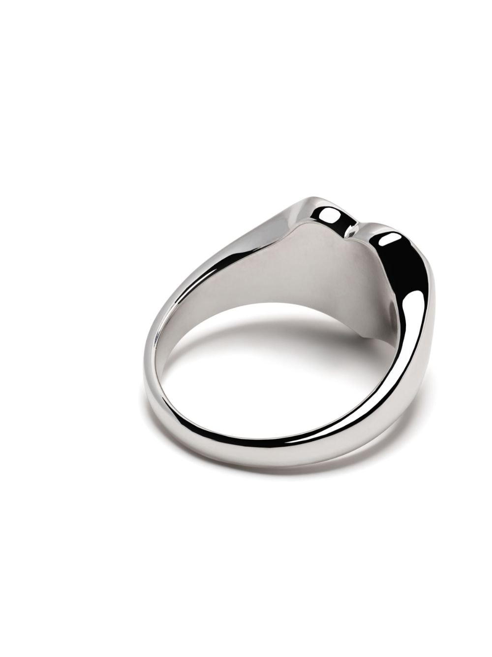 mini heart signet ring