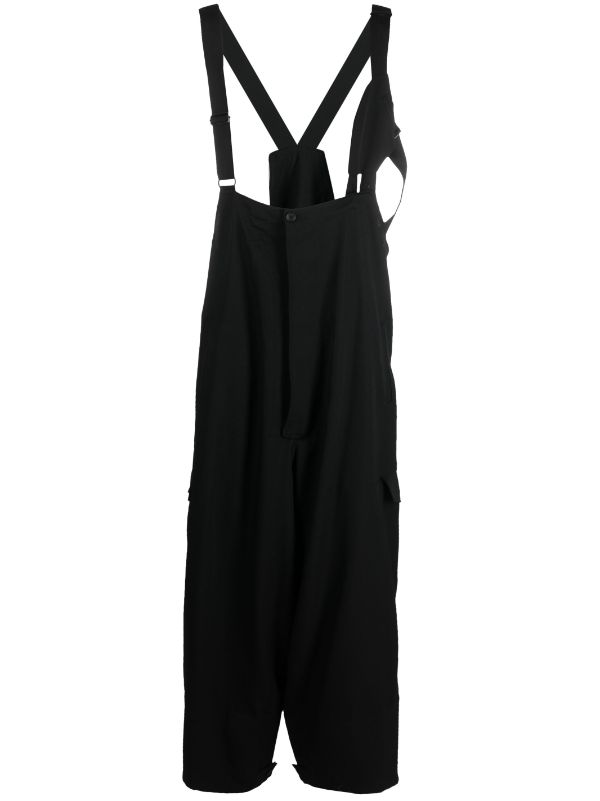 Yohji Yamamoto suspender-strap Trousers - Farfetch