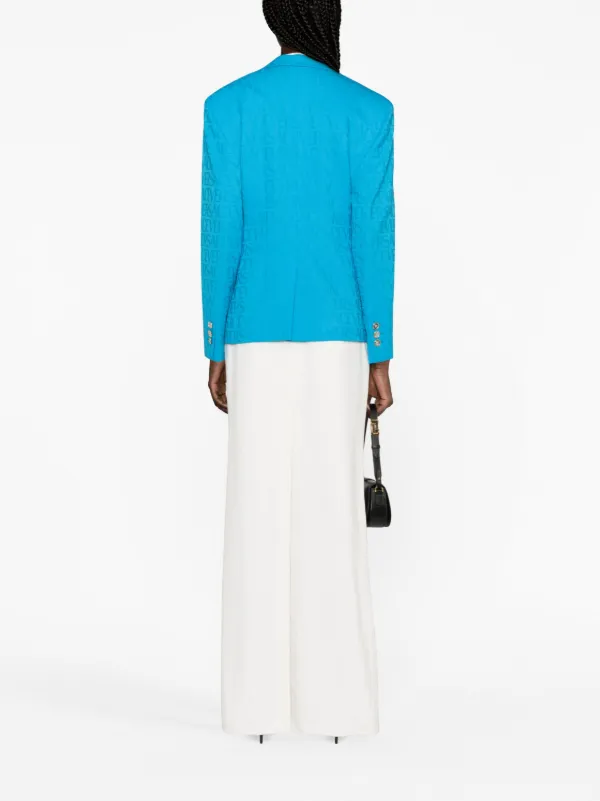 ジャケット Versace Double-Breasted Versace Allover Jacquard Wool Jacket 20065883_50637971_600.jpg