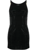 Versace Medusa '95 crystal-embellished minidress - Black