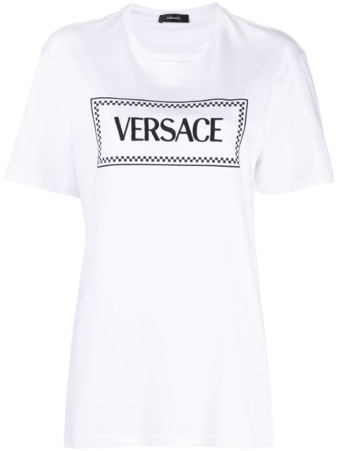 Versace '90s Vintage logo-embroidered T-shirt