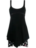 Versace x Dua Lipa Butterflies minidress - Black